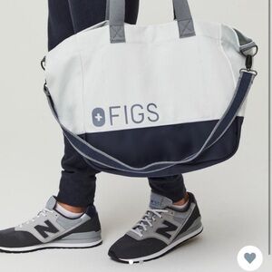 Figs Laminated Tote Ice gray